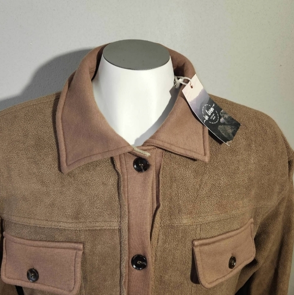 NEW in loom Vintage Wash Warm Button Up Sweater Men's - Picture 4 of 5